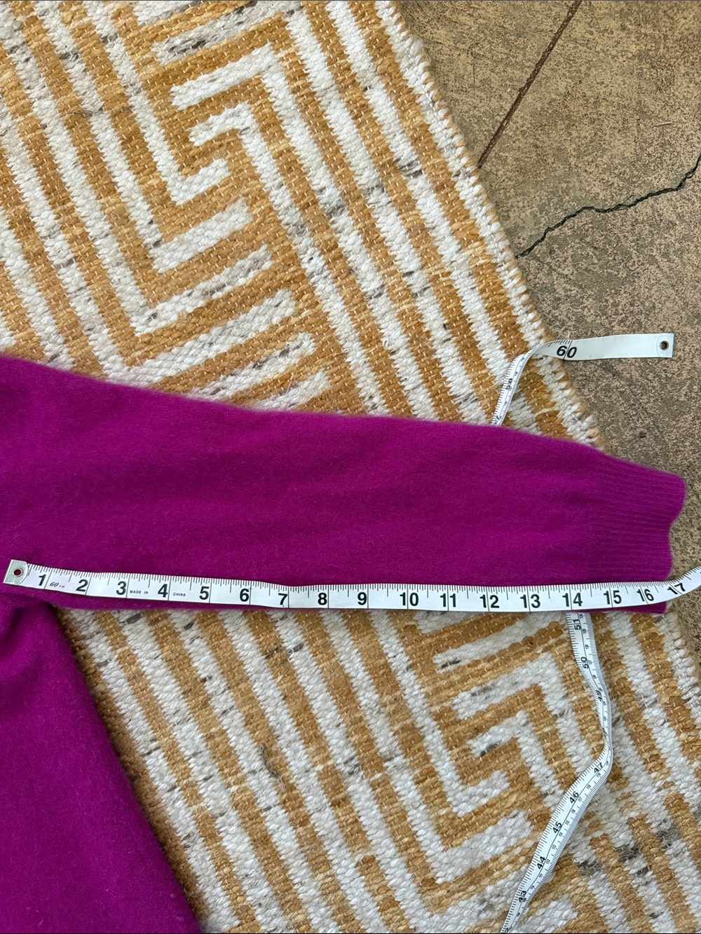 Adagio 100% Cashmere Magenta Pink Turtleneck Sweater - Picture 7 of 7